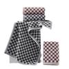 Tipo Oro a Toalla Estándar Algodón Puro Toalla Doméstica para Hombre Toalla Facial de Algodón Puro 01Ka0334A Cuadros 74*35