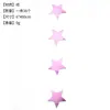 Nuevas Decoraciones Colgantes de Estrella de Cinco Puntas para el Primer Cumpleaños, Colgantes de Hilo de Papel, Decoraciones de Cinta para Fiesta de Cumpleaños, Banderines de Estrella