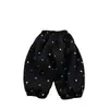 Nuevos Pantalones Casuales Cálidos con Forro de Polar para Niñas Otoño/Invierno, Joggers con Puño de Estrella de Colores, Pequeños/Medianos Infantiles Suaves Engrosados, Comercio Exterior