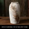 Vaso de Cerâmica, Decoração B&B Estilo Retrô Wabi-Sabi, Arte Medieval em Grés para Arranjo de Flores, Decoração de Casa, Vaso de Barro