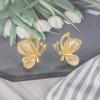 Pendientes de ópalo de mariposa para mujer, elegantes pendientes de alta calidad con diseño de nicho, pendientes de diamantes con destellos, exquisitos 2022, nuevos