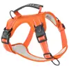 Coleira Peitoral para Cachorro Colete Noturno Refletivo Corgi Chai Dog Cachorro Médio e Grande Passeio de Cachorro Guia Ajustável para Animal de Estimação