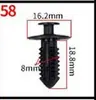 Adecuado para todos los series de automóviles, accesorios de hebilla de coche, hebilla de panel de puerta de expansión de parachoques de panel de puerta completo