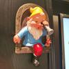 Anão Criativo Elfo Decoração de Parede Pingente Decoração Amante Desenho Animado Ao Ar Livre Jardim Árvore Pendurado Enfeites Varanda Parede