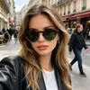 Moda Europea y Americana Nuevas Gafas de Sol Irregulares Estilo Urbano de Moda Versátiles Gafas de Sol de Influencer Gafas Casuales Retro
