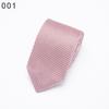 Corbata de Color Sólido de 7 cm Venta al por Mayor Transfronteriza para Hombre Casual de Negocios Poliéster Puntiaguda Negra Corbata Shengzhou