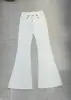 Directo del fabricante: Pantalones acampanados color caqui con botones decorativos, de tiro medio, sexy, ajustados y elegantes pantalones largos de mezclilla para mujer, modelo 8130