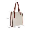 Bolsa de Tote de Lona de Algodón Vintage Personalizada con Tu Propio Diseño, Bolso de Hombro de PU para Mujer, Regalo para Estudiantes, de Alta Gama y Práctico