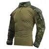 Traje de Camuflaje Rana G2 Traje de Camuflaje Táctico para Hombre Traje de Entrenamiento de Camuflaje para Exteriores Traje Popular de Campo de Batalla de Manga Larga