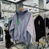 Suéter Funcional Holgado Exterior con Cremallera Diagonal Chaqueta Relajada de Montañismo para Mujer 8920