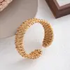 Pulsera Ancha de Ratán Estilo Playa Vacacional, Pulsera de Paja Estilo Bohemio, Pulsera Tejida a Mano Estilo Étnico Tribal