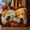 2026 Nueva Serie Transfronteriza de Cachorros Estampado Digital Bolso de Hombro Acolchado de Moda