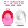 Bacia Oval para Imersão de Unhas com Padrão de Concha Camada Única Prática Bacia para Imersão de Mãos Descarregamento de Unhas Amaciamento Limpeza Tigela de Cuidados com as Mãos