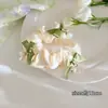 Lazo para coleta dulce y versátil para mujer, Cuerda para el pelo simple y elegante, Scrunchie de gran tamaño para verano, Accesorio para el pelo fresco y simple