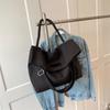 Bolso informal de gran capacidad y estilo coreano, bolso de hombro combinable para mujer, bandolera de color liso, novedad de verano 2024