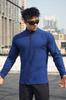 Nova Camiseta Polo de Treino De Rong Muscle Fitness Masculina para Basquete Irmãos Solta Esportiva Manga Longa Top para Cabelo