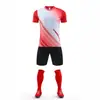 Nuevo conjunto de uniforme de fútbol para niños y adultos, camiseta de manga corta, ropa de entrenamiento para competición estudiantil, camiseta deportiva de secado rápido al por mayor