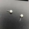 Aguja de Plata 925 Suministro de Puesto de Mercado Nocturno Pendientes Moda Femenina Asimétricos Populares Explosiones Japonesas y Coreanas Pendientes A