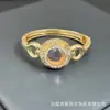 Pulseira de Cristal com Diamantes Inteiros de Luxo Leve Personalidade de Nicho Francês Pulseira com Pedras Brutas Incrustadas de Diamantes Inteiros Venda Direta de Recursos Transfronteiriços da Moda
