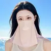 Máscara Facial Inteira Bebível Proteção Solar Feminina Proteção do Pescoço Proteção UV Facekini 2026 Novo Estilo Ciclismo Proteção do Pescoço Proteção Solar