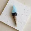 Bastón de Cuerno de Ciervo Columna de Cristal Natural Transfronterizo Amatista Diamante Brillante Cetro Viento Europeo y Americano Bastón de Yoga Meditación