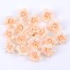 Flores Artificiais, Cabeças de Rosas Pequenas, Flores Falsas, Flores Artificiais com Toque Sofisticado, Flores Realistas para Casamento, Decoração de Caixa de Presente, Materiais DIY