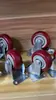 Ruedas para Carretilla de Mano de 4 Pulgadas 5 Pulgadas Ruedas Giratorias para Carrito Plano Remolque Ruedas con Freno Fijo Ruedas Resistentes al Desgaste
