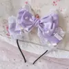Crema color dulce original de primavera para bebé Lolita lazo extragrande pasador de pelo con lazo KC accesorios para el cabello