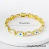 Moda transfronteriza Turquía pulsera ojo de diablo simple gota de aceite ojo joyería en stock venta directa al por mayor