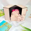 Caja de Cajón Doble Puerta para Cosméticos y Perfumes, Personalizada para el Día de San Valentín, Caja de Empaque de Regalo para Joyería, Estilo Extraíble