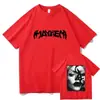 Camiseta Gráfica Cantora Lady Gaga Moda Verão Manga Curta Algodão Camiseta Feminina