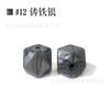 Cuentas de silicona de seis lados de 14-17 mm, cuentas octagonales, mordedor molar, collar relajante hecho a mano, cadena para pezones, cuentas sueltas