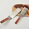 Conjunto de Ferramentas para Churrasco ao Ar Livre Transfronteiriço Espátula para Bife Espátula para Chapa Espátula para Panqueca Teppanyaki Ferramentas para Churrasqueira