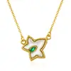 Colgante de Oro Real Vintage Collar de Acero de Titanio Estilo Melad 2025 Avanzado Nuevo Corazón Manchado de Aceite para Mujer Collar Versátil