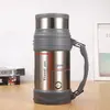 Acero Inoxidable 304 Hervidor de Gran Capacidad para Conservar el Calor Hervidor para Viajes en Coche al Aire Libre Termo Portátil Botella Termo