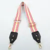 Nuevo colorido tejido ancho a rayas estampado correa ancha para el hombro estilo étnico bandolera femenina estilo coreano versátil un solo hombro chica estilo occidental