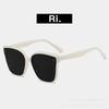 Gafas de Sol Gm para Mujer, Gafas de Sol Retro de Marco Grande de Alta Gama, Protección UV, Efecto Adelgazante para Caras Grandes, Gafas Polarizadas para Conducir