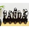 Suporte de Chaves Cabelo de Urso Transfronteiriço Rack de Armazenamento de Parede Arte de Madeira Art Déco Porta-Chaves Casacos Chapéus Corredor de Entrada