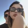Gafas de Sol Retro Europeas y Americanas para Hombre, Elegantes Gafas Anti-Luz Azul, Lentes de Tendencia Estilo Urbano con Envío Gratis F