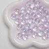 Chen Ming 16mm Acrílico de Alta Transparencia Redondo Abalorios Hechos a Mano Cadena para Teléfono Base de Abalorio Pintada a Mano Accesorios para Llavero Materiales