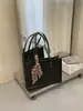 Bolsa feminina de grande capacidade transfronteiriça 2026 nova moda versátil bolsa de ombro bolsa tote moderna para estudantes universitários para ir para a aula