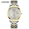 Reloj de cuarzo marca Longbo directo del fabricante, reloj casual simple, reloj impermeable para parejas, reloj de hombre