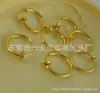 Brincos redondos de moda coreana brincos 13mm sem pendente clipe de orelha de mola de prata brincos de argola sem furo na orelha atacado