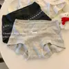 Ropa interior para niñas estilo Fair Isle 10A Antibacteriana Entrepierna Extendida de Algodón Puro Cubre Cadera Completa Otoño e Invierno Cómodos y Cálidos Boxer