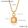 Conjunto de Collar Colgante Cuadrado Turquesa Retro, Pendientes y Anillo de Nicho para Mujer, Conjunto de Joyería de Lujo Ligero