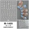 Otoño 2024 Nuevas Pegatinas para Uñas en Relieve Cooperación Airao Lindas Pegatinas para Uñas 5D Uñas Artísticas de Navidad