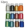 20ml Polvo Perlado Brillo Pegamento de Cristal Molde de Silicona Barro de Cristal Polvo para Slime Pigmento para Jabón Hecho a Mano DIY