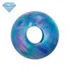 Huagang Gem Furo Completo Esférico Opala Imitação Opala Gem Pedra Nua Redondo Talão Sintético Opala Anel OP01