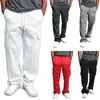 Comercio exterior desea Ropa de trabajo casual versátil resistente al desgaste con múltiples bolsillos para hombre de moda de primavera y otoño europea y americana Pantalones largos En stock Dropshipping