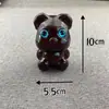 Adorno de Gato Curioso de Boj Lindo Animal Creativo Mini Juguete de Gato de Madera Pieza de Mano Regalo de Cumpleaños